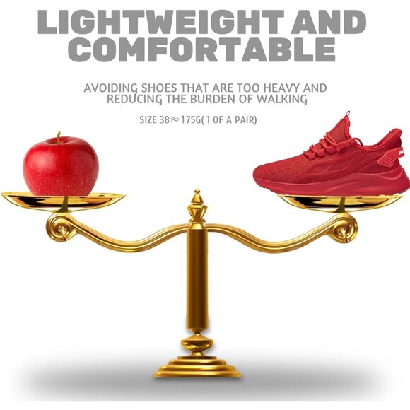 Brand New Women Red Synthetic ZMBCYG Running Walking Slip On Sport Sneakers - Picture 4 of 9